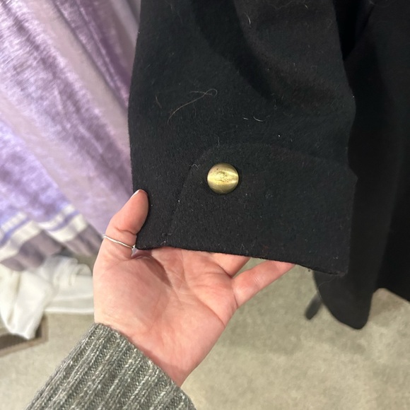 Vintage Worthington Black Wool Blend Coat - Picture 5 of 8